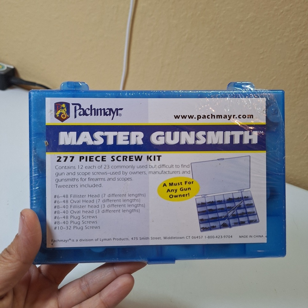 Pachmayr Master Gunsmith 277 Piece Gun & Scope Screw Kit New Sealed